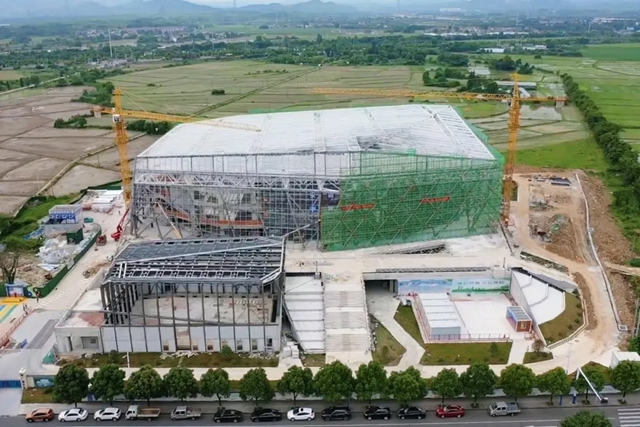 三棵树TPO防水卷材助力广德市新城区全民健身中心项目建设