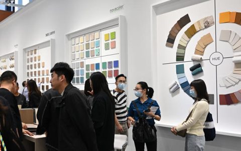一起来创造！诺瓦艺术漆年度关键色C位再现广州设计周CMF联展