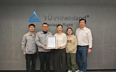 展辰新材光伏复合材料边框涂料荣获TÜV莱茵认证！