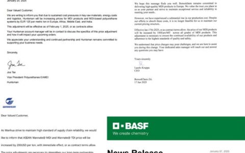 两大涂料化工原料涨价！研判3月或迎第二轮涨势
