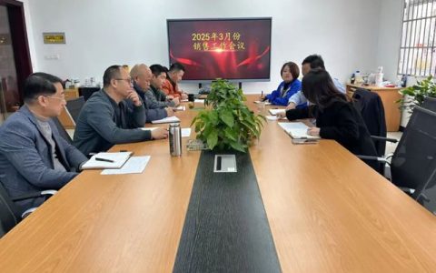 樱花水漆营销中心项目一部召开战略部署工作会议