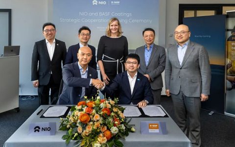巴斯夫涂料业务部与蔚来集团就汽车涂料领域达成战略合作伙伴协议