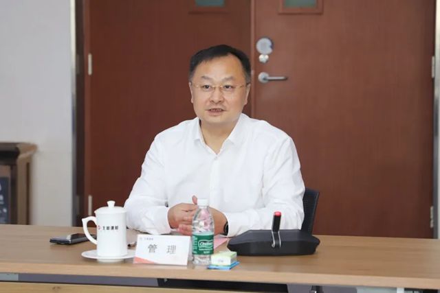 天津天保控股有限公司党委委员、副总经理王伟一行到北新建材参观交流