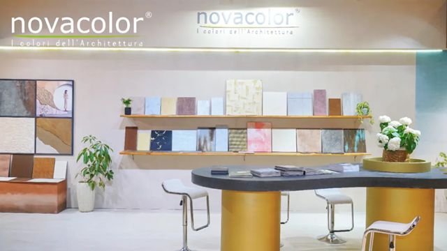 Novacolor闪耀设计上海2025，意式墙面美学大放异彩