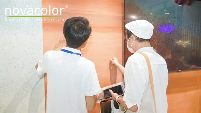 Novacolor闪耀设计上海2025，意式墙面美学大放异彩
