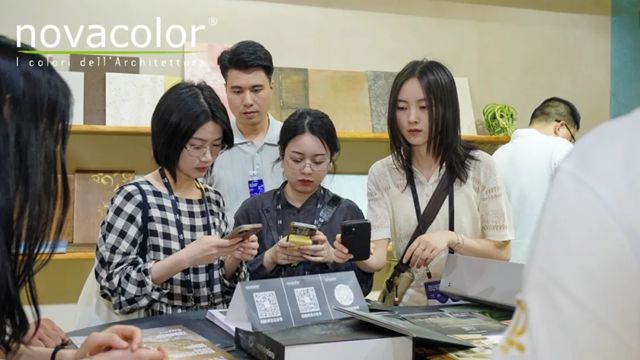 Novacolor闪耀设计上海2025，意式墙面美学大放异彩