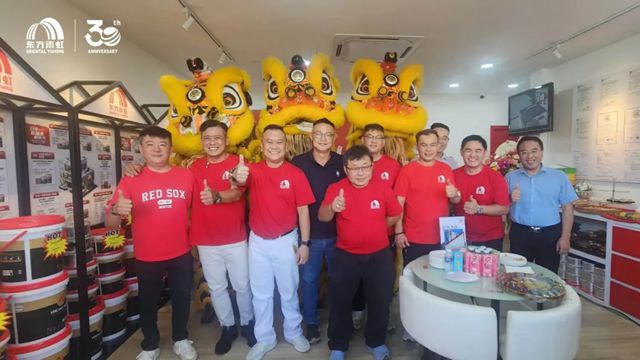 闪耀东马！东方雨虹马来西亚首家专卖店盛大开业