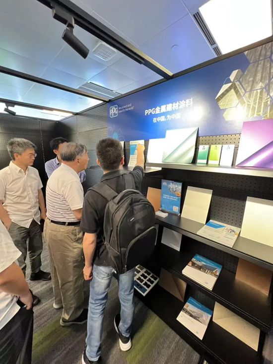PPG金属建材涂料亮相华东院，上海幕墙顾问专家参访PPG张家港创新应用中心
