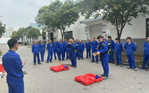 双瑞涂料产业洛阳基地生产一线开展消防比武演练活动