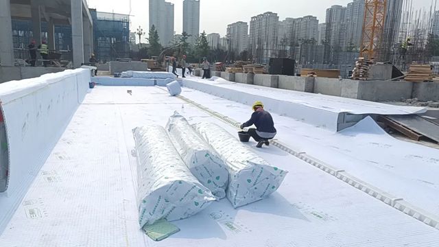科技防水｜三棵树高分子排水防护一体板助力聊城市君澜项目建设