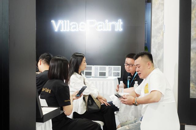 高调亮相建博会 Villae paint凭什么成为艺术漆黑马