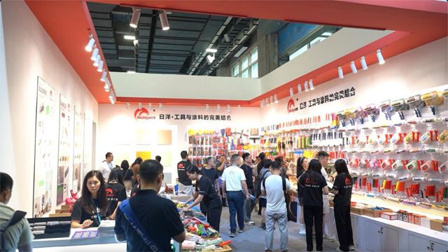 连续20年参展！江门日洋携“工具+涂料”双王牌引爆广州建博会