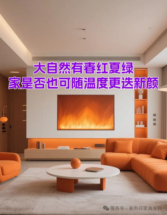高定涂装美学 | 紫荆花智能高定涂料系列：温感涂料