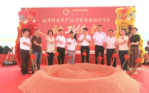 25亿砸向华南！浙江枧洋落子佛山，16.8万吨胶粘剂项目开工