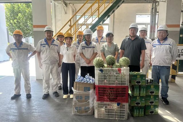 北新嘉宝莉各基地开展高温慰问活动