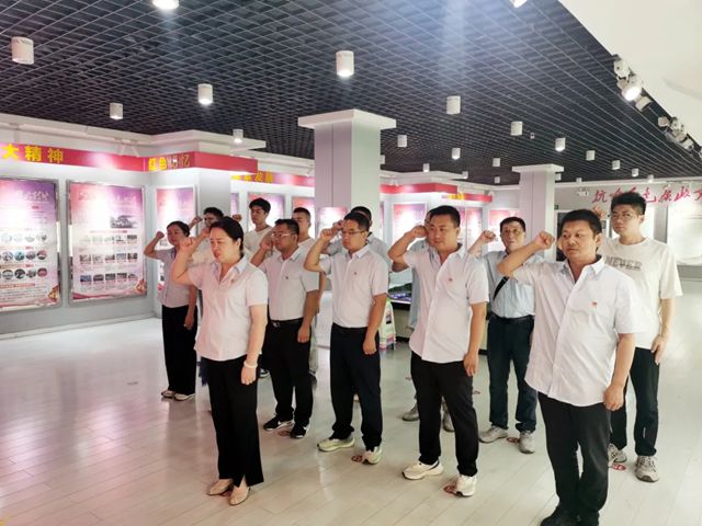 永新管业党支部赴清水县抗日救亡运动纪念馆开展主题党日活动