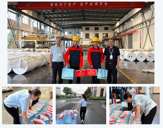 工会送清凉 关怀暖人心|九阳防水开展“高温送清凉”活动