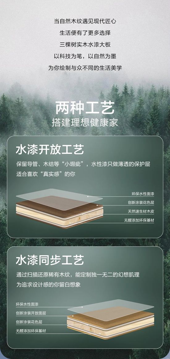 三棵树｜以木为纸，绘就独特生活美学