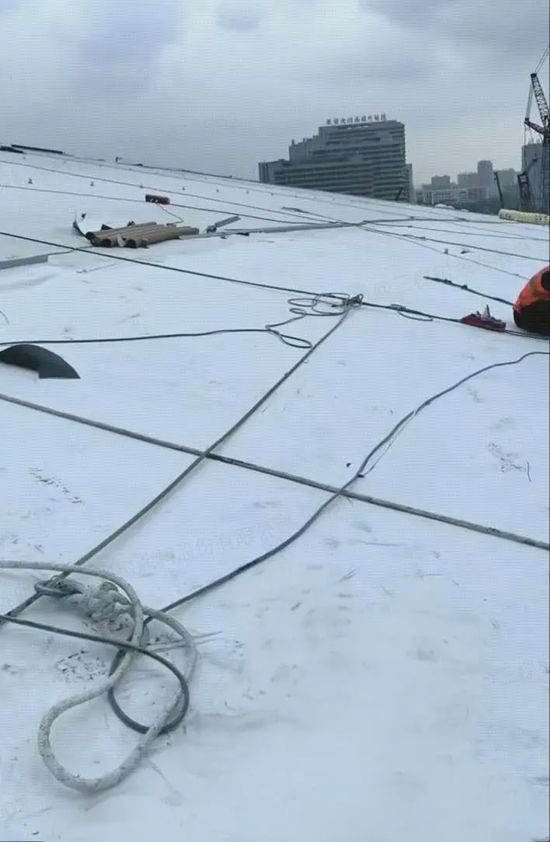 三棵树TPO防水卷材助力宿州奥林匹克体育中心项目建设