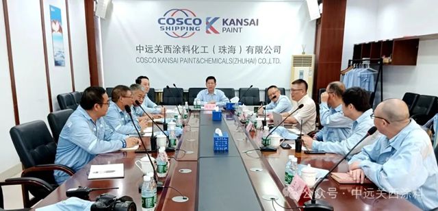 香港中远海运董事长钱卫忠一行赴中远关西珠海工厂工作调研及安全检查