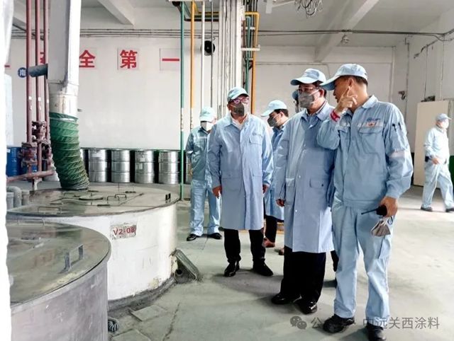香港中远海运董事长钱卫忠一行赴中远关西珠海工厂工作调研及安全检查