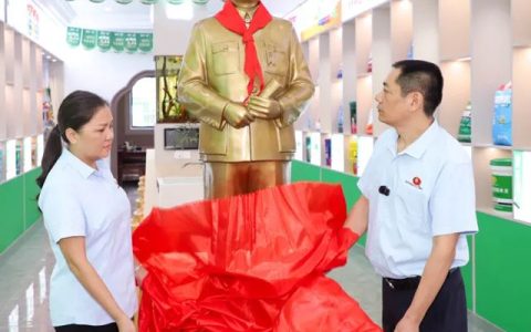 铭记历史 致敬伟人：刚玉集团庄重举行缅怀毛主席铜像揭幕仪式暨中国抗日战胜利80周年阅兵观礼