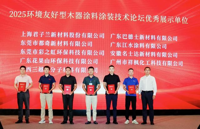 双奖加冕+技术破局！君子兰涂料以水性创新引领木器涂装绿色革命