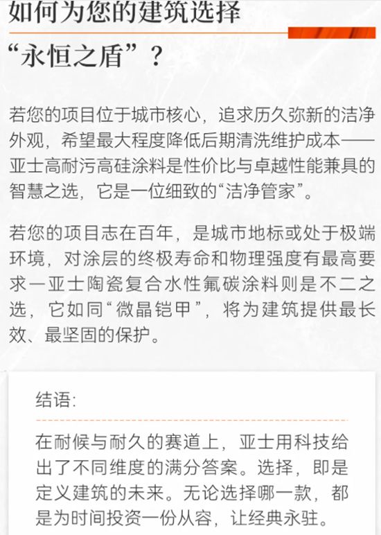 亚士高耐污高硅涂料vs陶瓷复合水性氟碳涂料，谁是你的耐久之选？