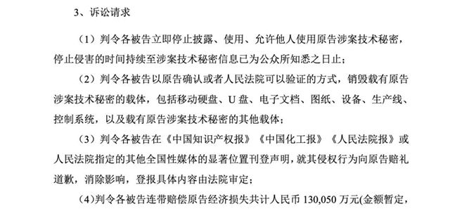 索赔13亿！龙佰集团爆出“内鬼”窃密大案