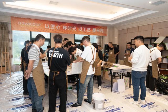 意大利novacolor艺术漆中国市场10周年巡回展暨意式工艺特训营（南昌站）圆满落幕