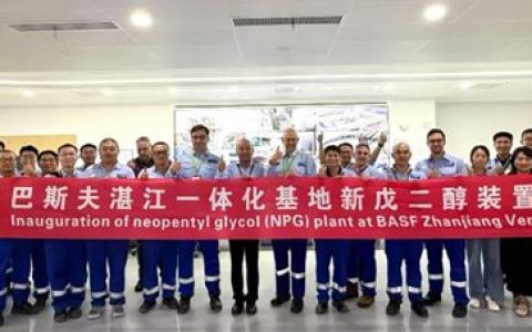 产能暴增31%！巴斯夫湛江基地NPG投产