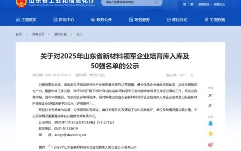 孚日宣威入选山东省新材料领军企业培育库，打造涂层材料产业新标杆！