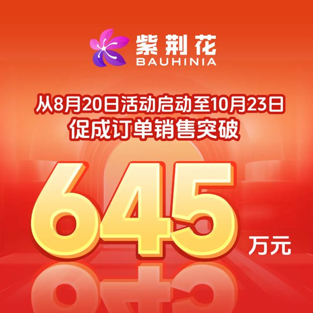 紫荆花家装焕新季｜总部直播狂揽645万！江西专场5大“厂补神券”抢先锁定！