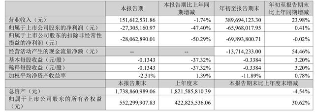 每天净亏24万！飞鹿股份三季度净亏6597万深陷盈利困局