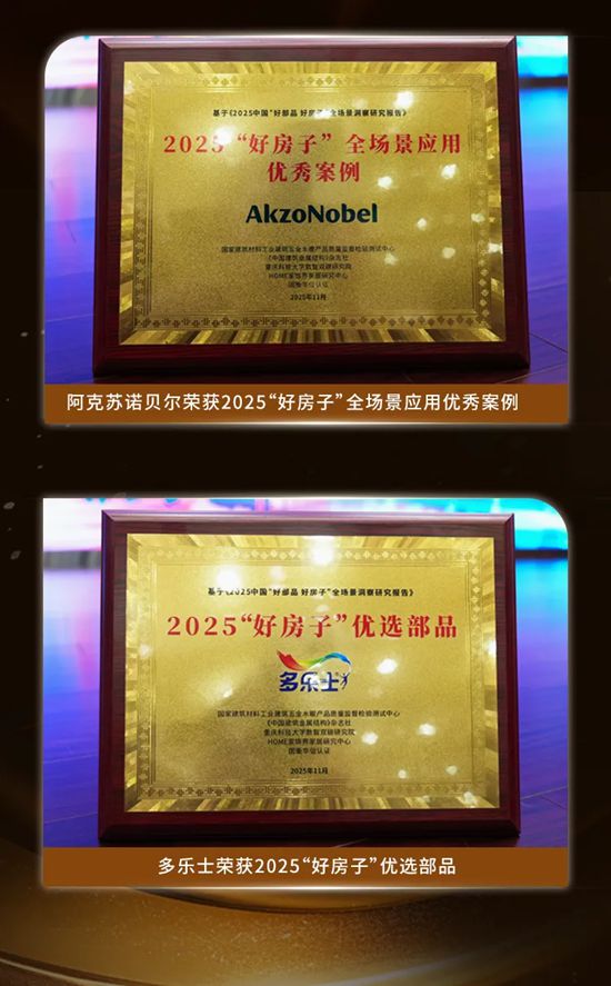 2025中国“好部品，好房子”全场景洞察研究 I 阿克苏诺贝尔摘得双奖