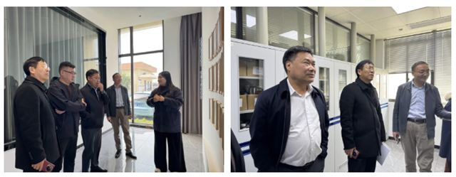 岳阳市人才集团董事长徐波等嘉宾莅临倍特尔考察指导