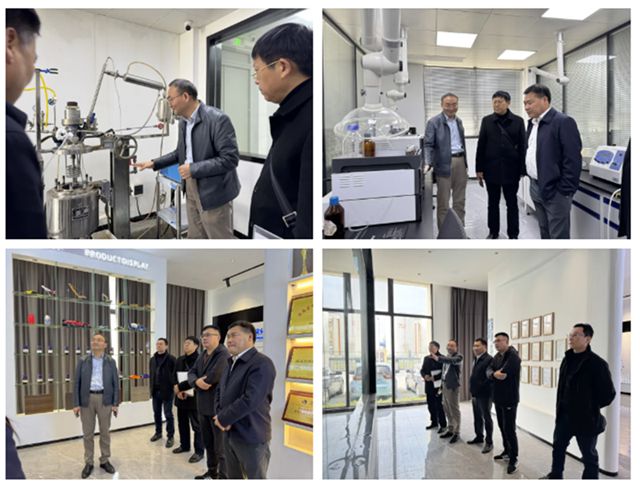 岳阳市人才集团董事长徐波等嘉宾莅临倍特尔考察指导