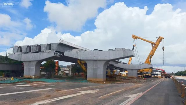 绿色防护 恒久守护 | 三棵树工业涂料助力珠海大道(金湾互通以西段)快速提升工程