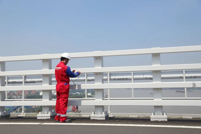 护航世界级悬索桥，海虹老人为南京新生圩长江大桥披上防腐铠甲
