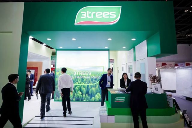 三棵树闪耀2025迪拜五大行业展，中国绿色涂料新启程
