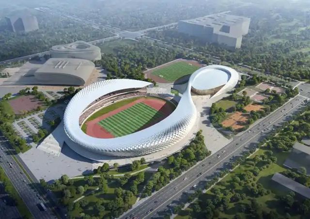 绿色防护 恒久守护 I 三棵树工业涂料为宿州奥体中心赋予城市地标璀璨新装