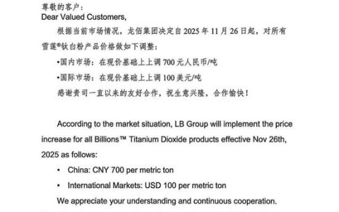 龙佰领涨！钛白粉“涨”声一片，下游跟不跟？