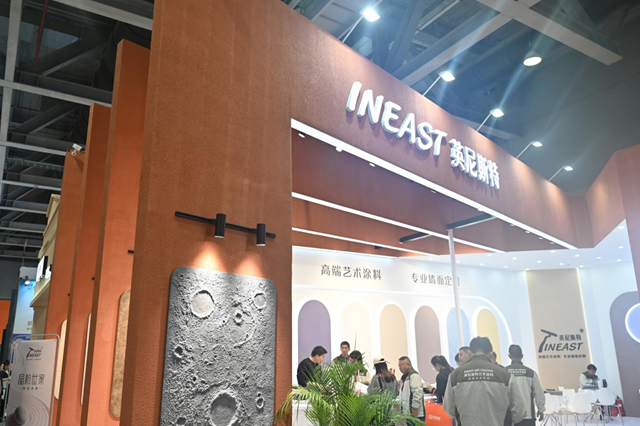 展位被挤爆！英尼斯特艺术涂料有何魔力？