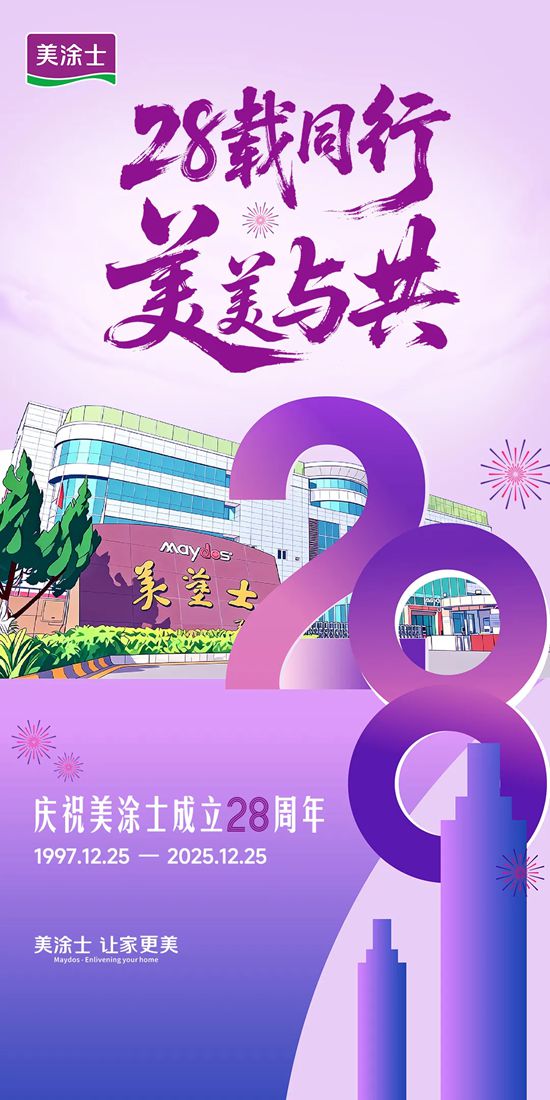 28载同行 美美与共 | 热烈庆祝美涂士成立28周年