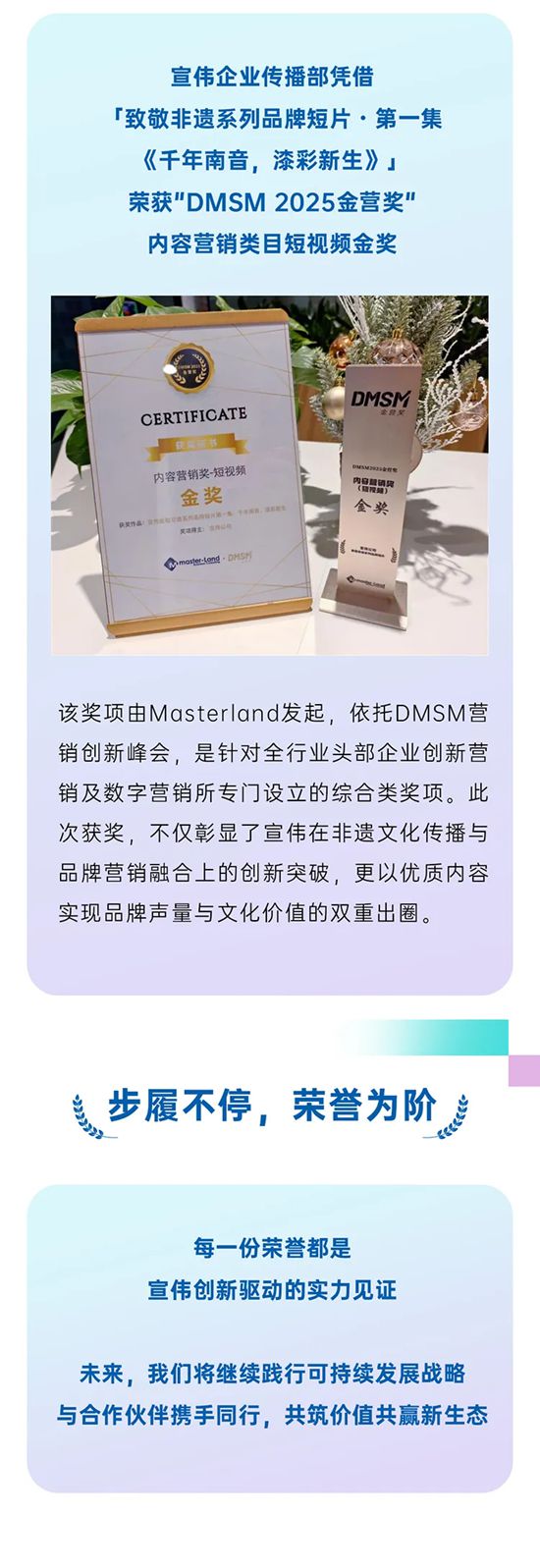 宣伟 | 聚势耀新，载誉前行
