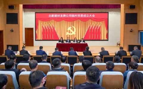 北新建材龙牌公司临时党委成立