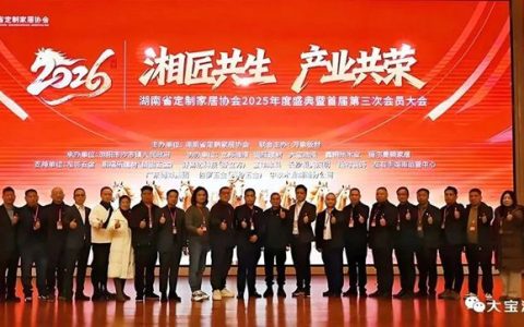 大宝漆鼎力支持湖南省定制家居协会2025年度盛典