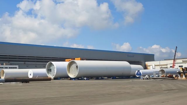 三棵树工业涂料为福建海上风电塔筒项目铸就深海铠甲