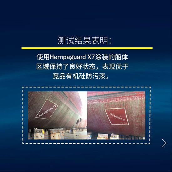 180天停航，直接对比。海虹老人Hempaguard X7获胜。
