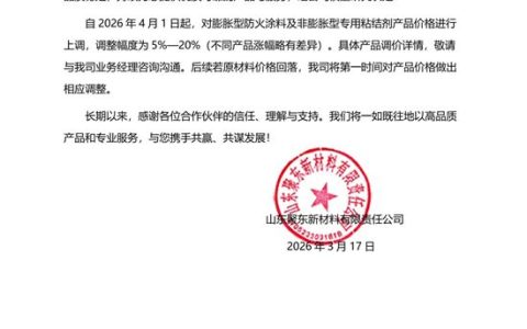 圣工漆调价函